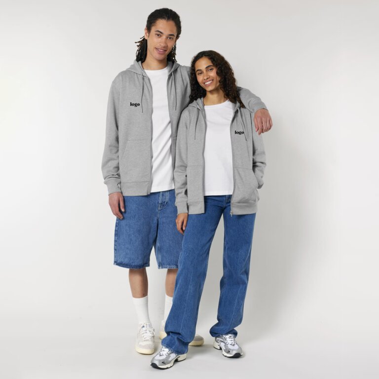 Sweat zippé personnalisé unisexe Iconic - Cultivator 2.0 | pandacola