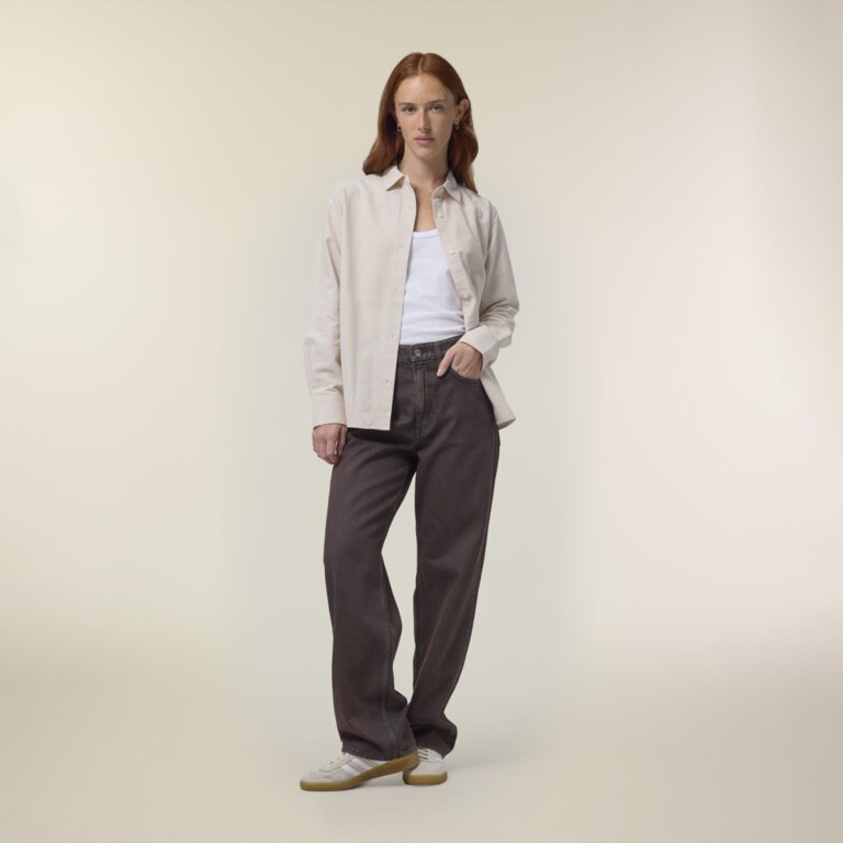 Chemise femme Oxford personnalisé Businesswear - Stella Oxford Shirt | pandacola - 1