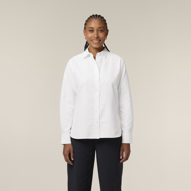 Chemise femme Oxford personnalisé Businesswear - Stella Oxford Shirt | pandacola - 2