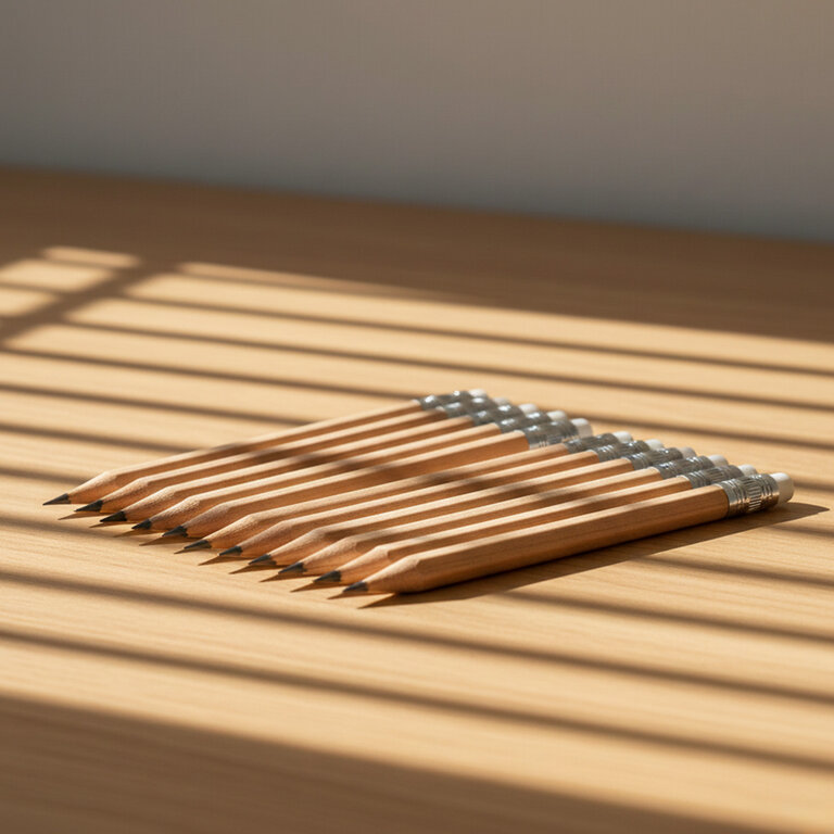 Mini crayon à papier personnalisé en bois - Crayolita | pandacola - 2