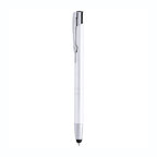 Stylo à bille personnalisé deux stries en aluminium - Alimo Touch | pandacola - thumb