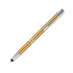 Stylo à bille personnalisé deux stries en aluminium - Alimo Touch | pandacola - thumb - 1
