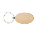 Porte-clés en bois personnalisé - Woodia Ovale | pandacola - thumb