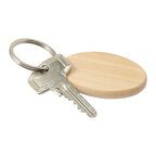 Porte-clés en bois personnalisé - Woodia Ovale | pandacola - thumb - 1