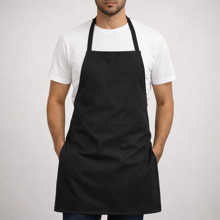 Tablier sans poche personnalisé en coton 180 gr/m² - Cuista Recyclé | pandacola - 2