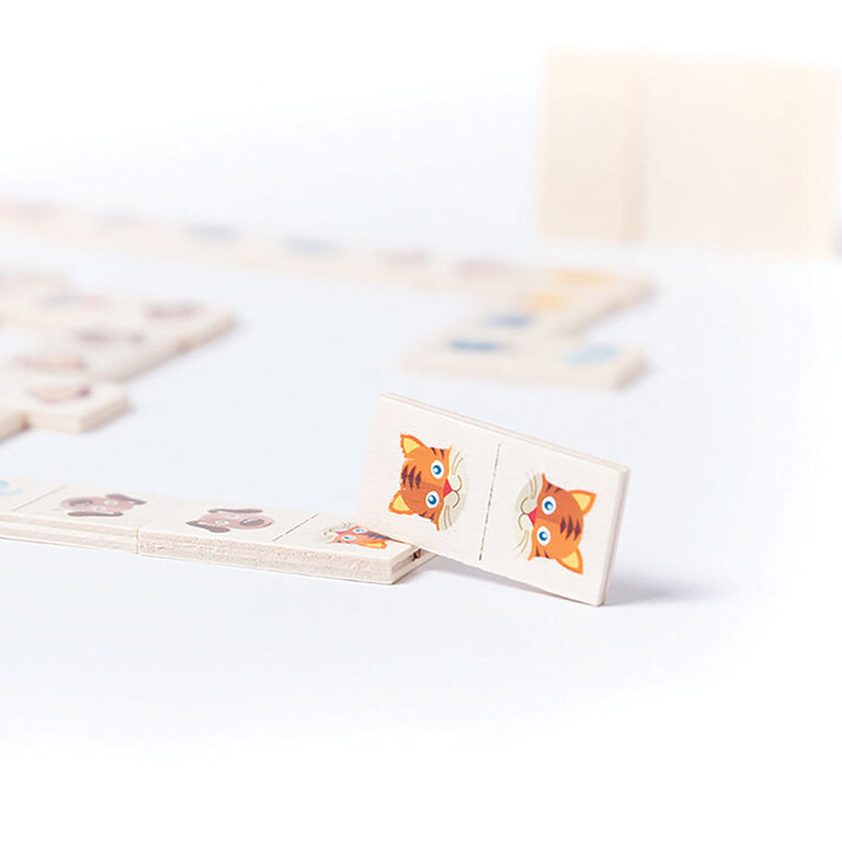 Jeu de domino personnalisé en bois - Animala | pandacola - 1