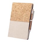 Carnet personnalisable A5 en liège 160 pages vierges avec stylo - Naturono | pandacola - thumb