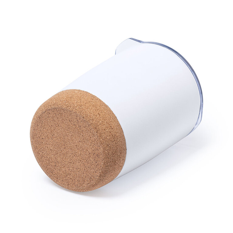 Mug isotherme personnalisé avec base en liège 380 ml - Niruxy | pandacola - 1