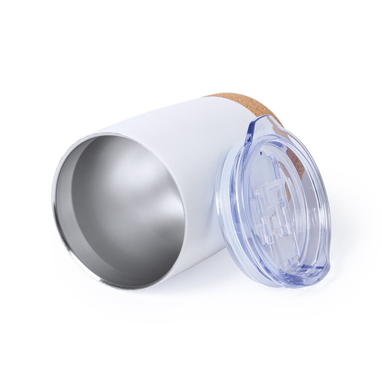Mug isotherme personnalisé avec base en liège 380 ml - Niruxy | pandacola - 2