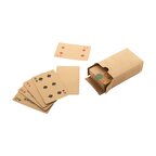 Jeu de 54 cartes entièrement personnalisable en papier kraft - Aruba Quadri | pandacola - thumb