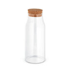 Carafe en verre personnalisée avec bouchon liège 600 ml - Juca | pandacola - thumb