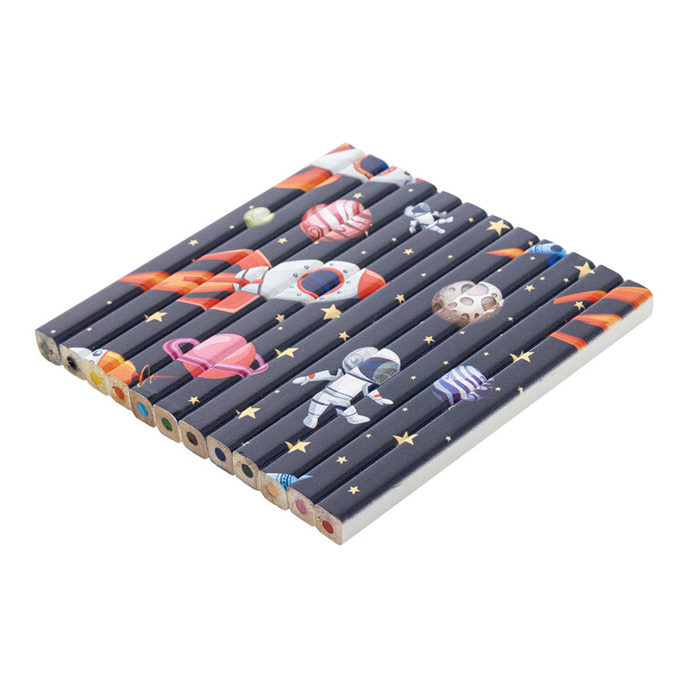 Crayons de couleur personnalisés - Lucia Kraft | pandacola - 1