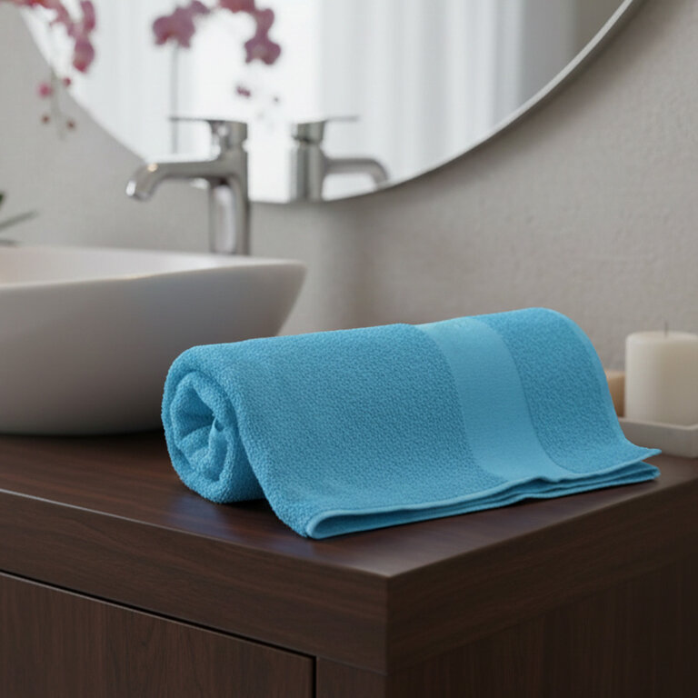 Serviette éponge personnalisée en coton 360 gr/m² 70 x 140 cm - Liberono | pandacola - 3