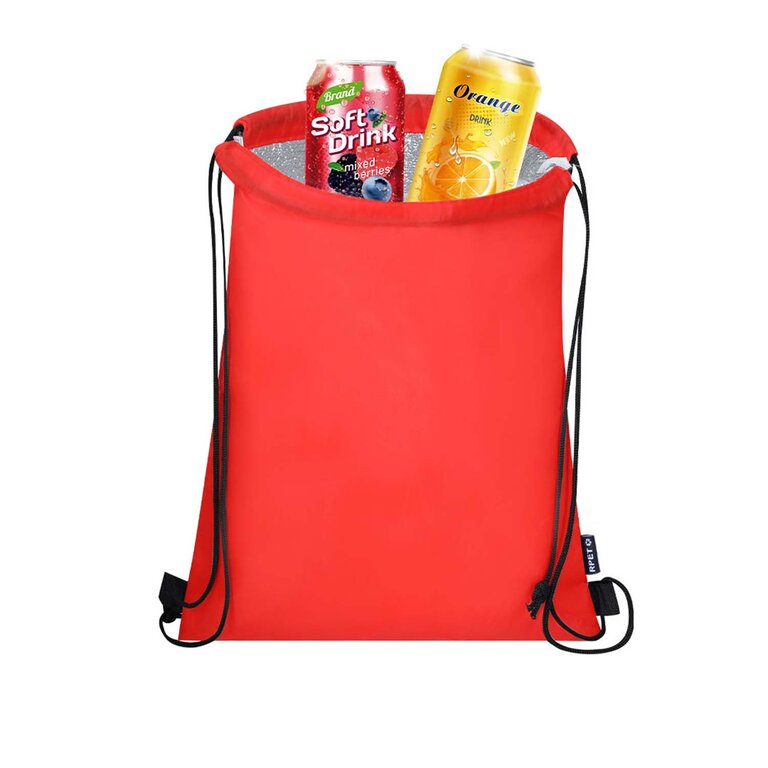 Sac isotherme cordelette personnalisé - Hopa rPET | pandacola - 1