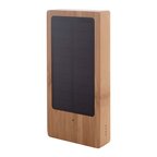 Batterie solaire personnalisée 8000 mAh en bambou - Fuda | pandacola - thumb - 1