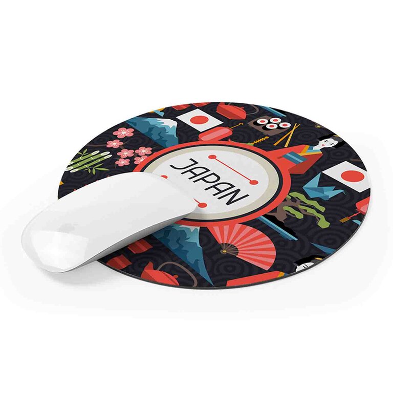 Tapis de souris personnalisable rond - Legola Subli | pandacola - 1