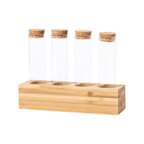 Set de 4 porte-épices en verre personnalisés - Cura | pandacola - thumb