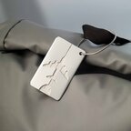 Étiquette à bagage en aluminium personnalisée - Wiaony | pandacola - thumb - 1