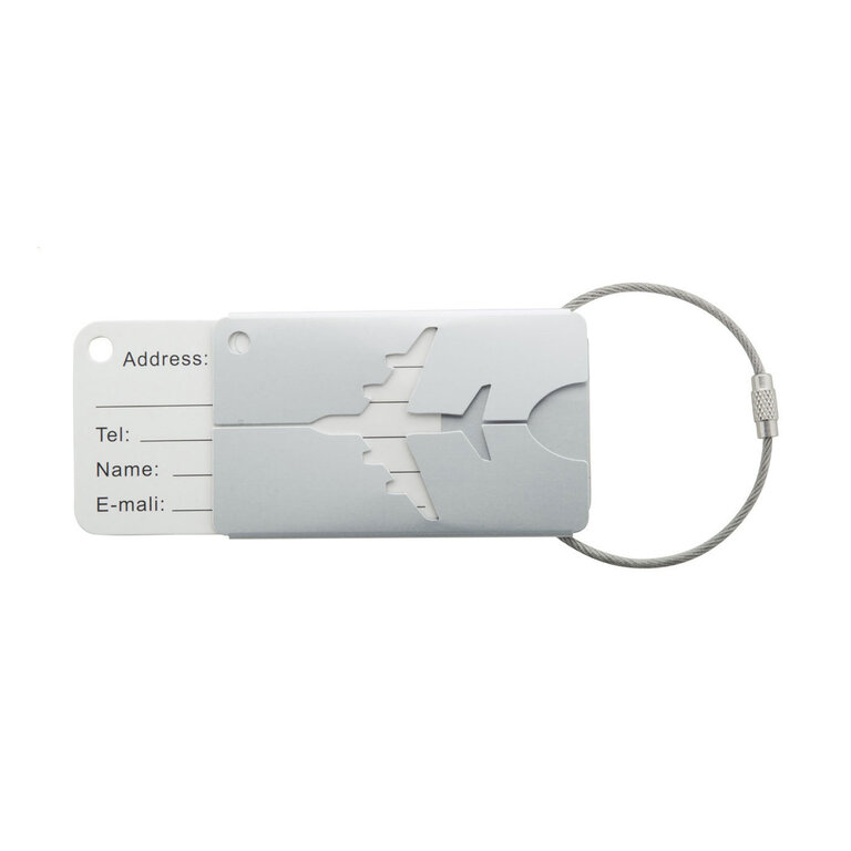 Étiquette à bagage en aluminium personnalisée - Wiaony | pandacola - 3