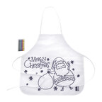 Tablier Noël à colorier personnalisé - Colkids | pandacola - thumb
