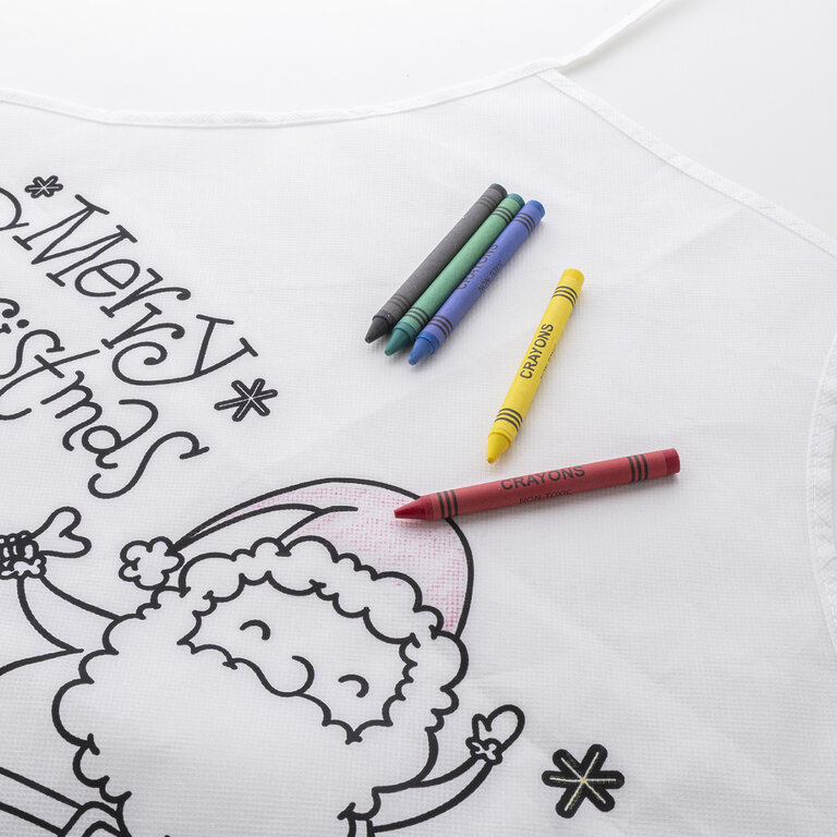 Tablier Noël à colorier personnalisé - Colkids | pandacola - 2