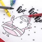 Bonnet père Noël à colorier personnalisé - Colkids | pandacola - thumb - 2