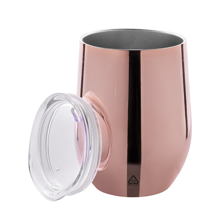 Mug isotherme personnalisable avec revêtement cuivre 350 ml - Hacier Recyclé | pandacola - 1
