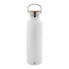 Bouteille isotherme personnalisée en acier et bambou 750 ml - Helsinki Recyclé | pandacola - thumb