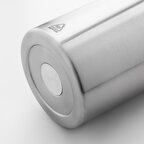 Bouteille isotherme personnalisée en acier et bambou 750 ml - Helsinki Recyclé | pandacola - thumb - 2