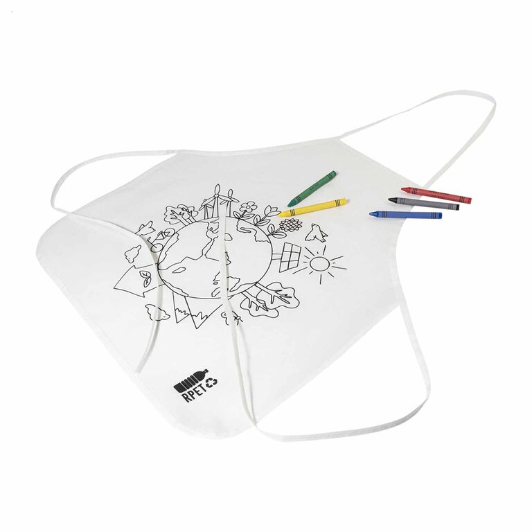 Tablier à colorier personnalisé - Alize Cire | pandacola - 3