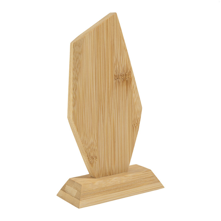 Trophée personnalisable en bambou - Faustina Flamme | pandacola - 1