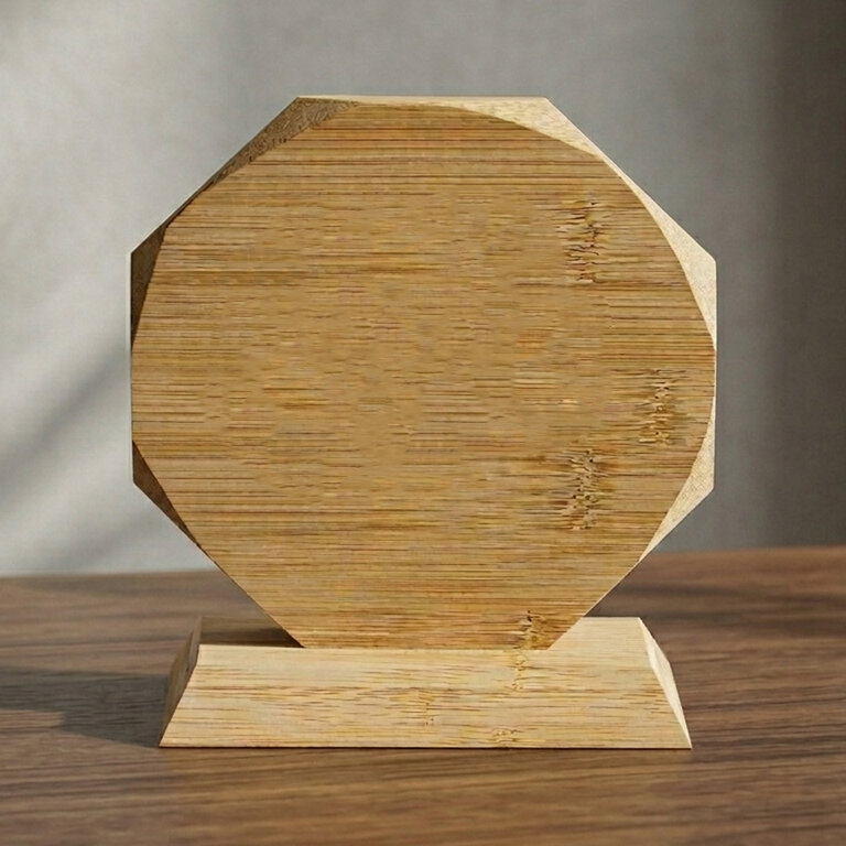 Trophée personnalisable en bambou - Faustina Octo | pandacola - 2