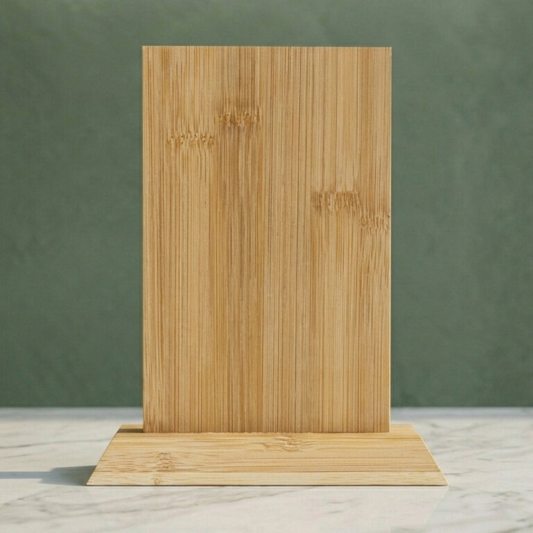 Trophée personnalisable en bambou - Faustina Rectangle | pandacola - 3