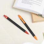 Stylo publicitaire en papier recyclé - Montado Black | pandacola - thumb - 1