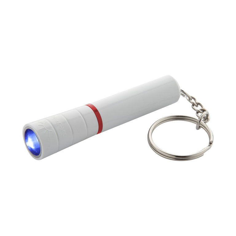 Porte-clés lampe personnalisé - Raposy White | pandacola - 1
