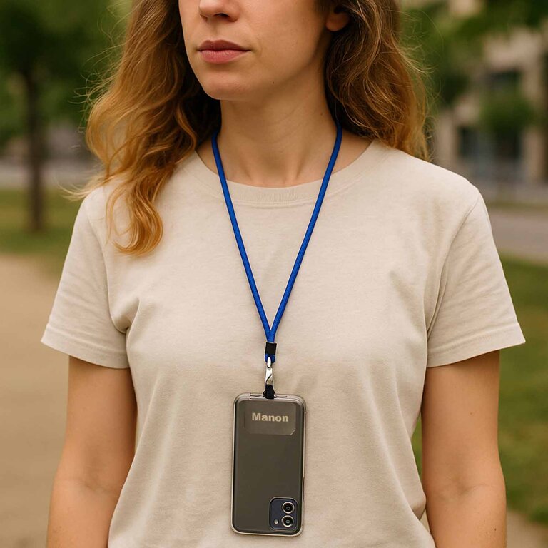 Tour de cou téléphone personnalisé - Mobilo Color | pandacola - 1