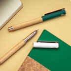 Stylo roller en bambou personnalisé - Rollero Blade | pandacola - thumb - 1
