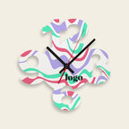 Horloge murale personnalisée PVC - Tima Forme | pandacola - thumb