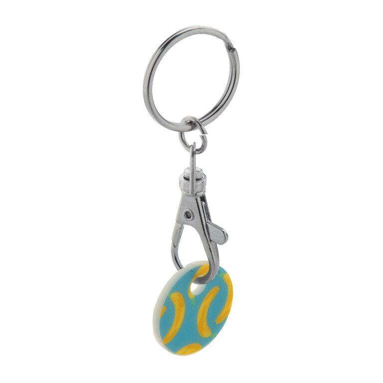 Porte clé jeton de caddy personnalisable 1€ - Jenni Quadri | pandacola - 2