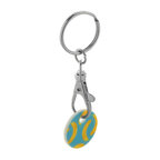 Porte clé jeton de caddy personnalisable 1€ - Jenni Quadri | pandacola - thumb - 2