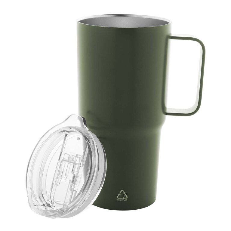 Mug isotherme personnalisé en acier 600 ml - Tendenza Inox | pandacola - 2
