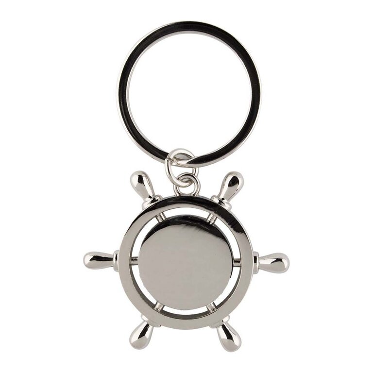 Porte-clés personnalisé en métal - Metala Gouvernail | pandacola - 1