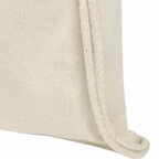 Sac à cordelettes personnalisé en coton écru 100 gr/m² - Rhido | pandacola - thumb - 3
