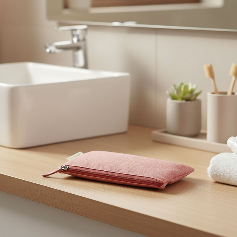 Trousse de toilette personnalisée en coton recyclé - Provo | pandacola - 3