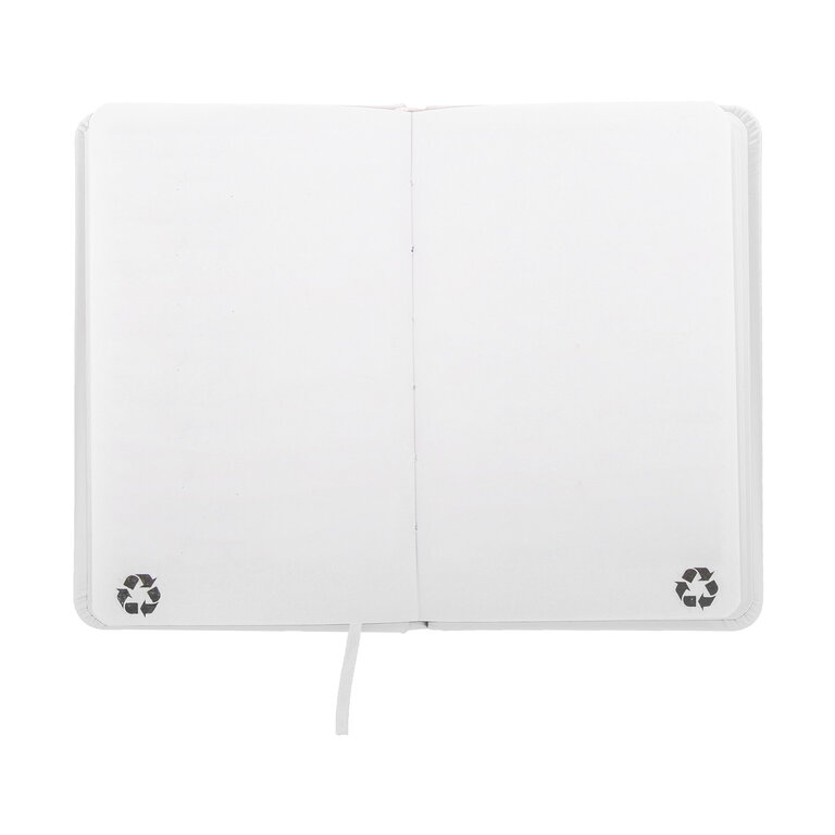 Carnet A6 personnalisé 200 pages vierges en papier recyclé - Luggato Vierge | pandacola - 1