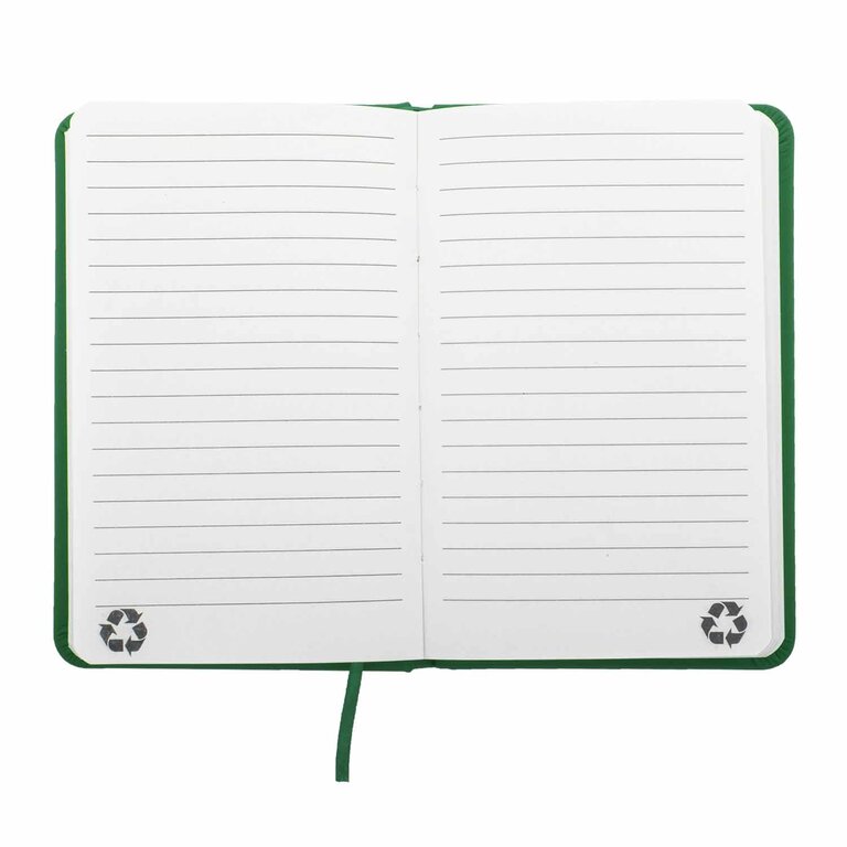 Carnet A6 personnalisé 200 pages lignées en papier recyclé - Luggato | pandacola - 1