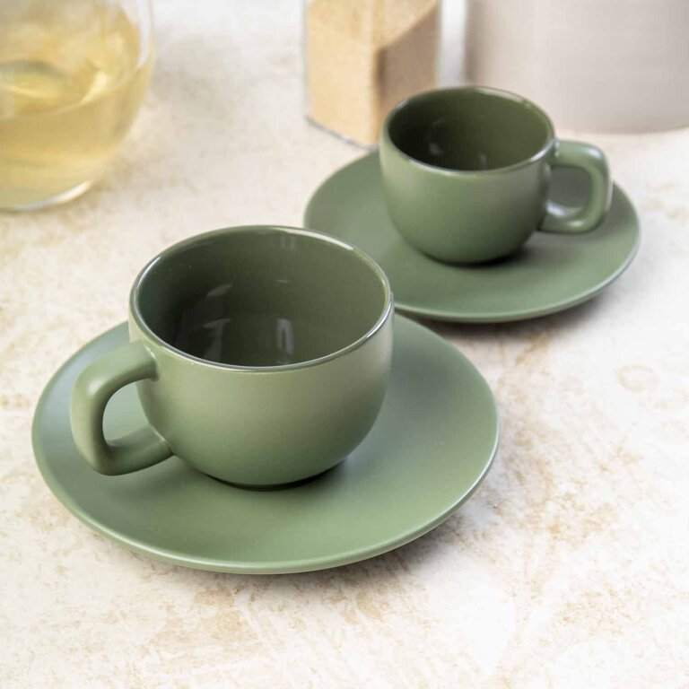 Set tasses cappuccino avec soucoupe personnalisé - Tossu | pandacola - 1