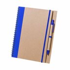 Carnet publicitaire A5 120 pages vierges avec stylo bille recyclé - My Big Ramses | pandacola - thumb
