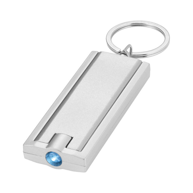 Porte-clés personnalisé lumineux LED - Flat | pandacola - 1