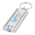Porte-clés personnalisé lumineux LED - Flat | pandacola - thumb - 4